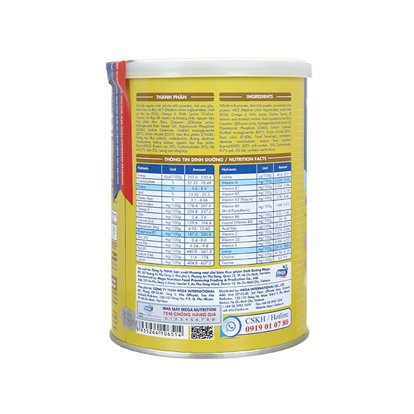 Sữa bột Lamosa Weight Gain 400g Bách hóa Vì Dân