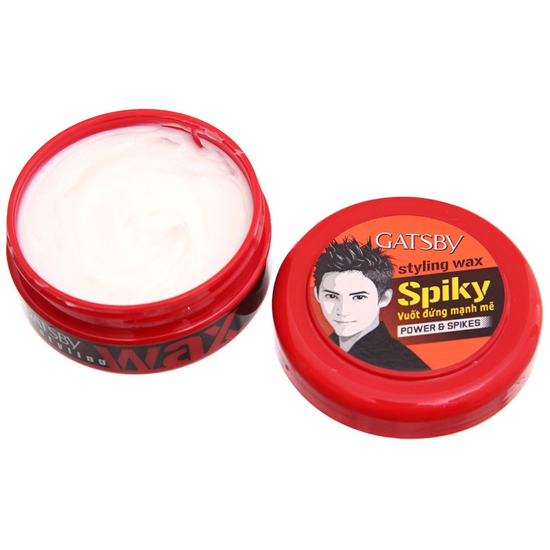 Giảm giá Sáp vuốt tóc nam Gatsby Styling Wax Power Spikes màu đỏ 75g bóng  vừa siêu cứng giữ nếp lâu dễ gội sạch thơm tự nhiên - Mua Thông Minh