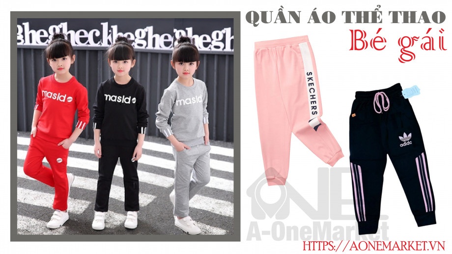 Quần áo thể thao bé gái