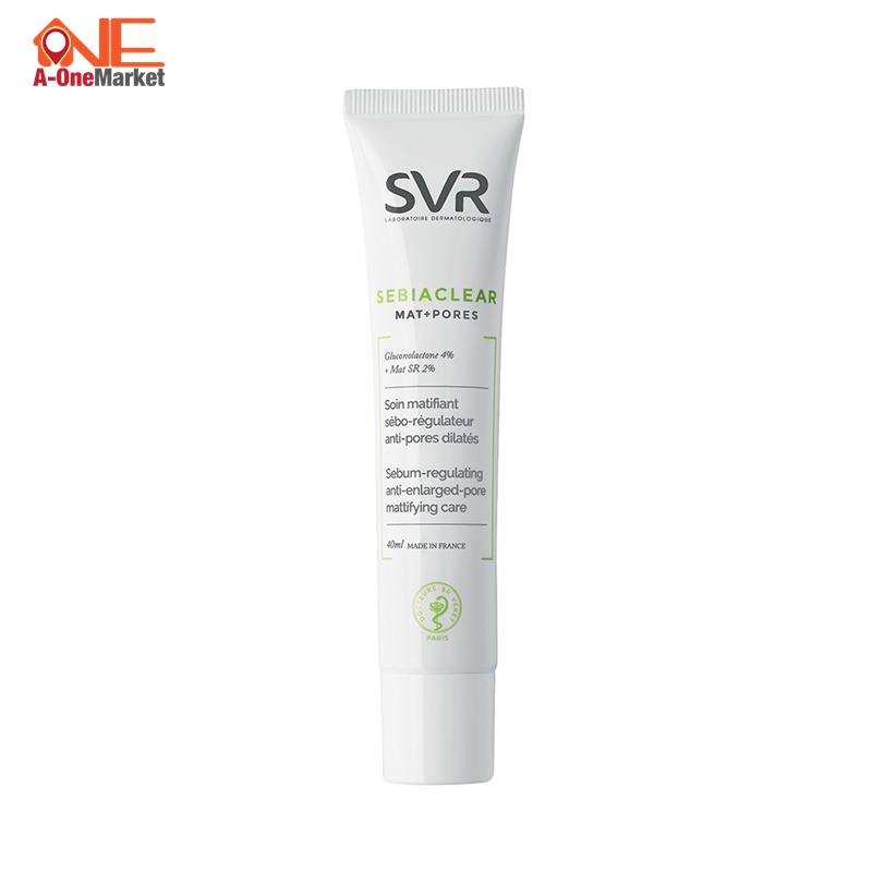 Kem trị thâm mụn SVR Sebiaclear Mat+Pores