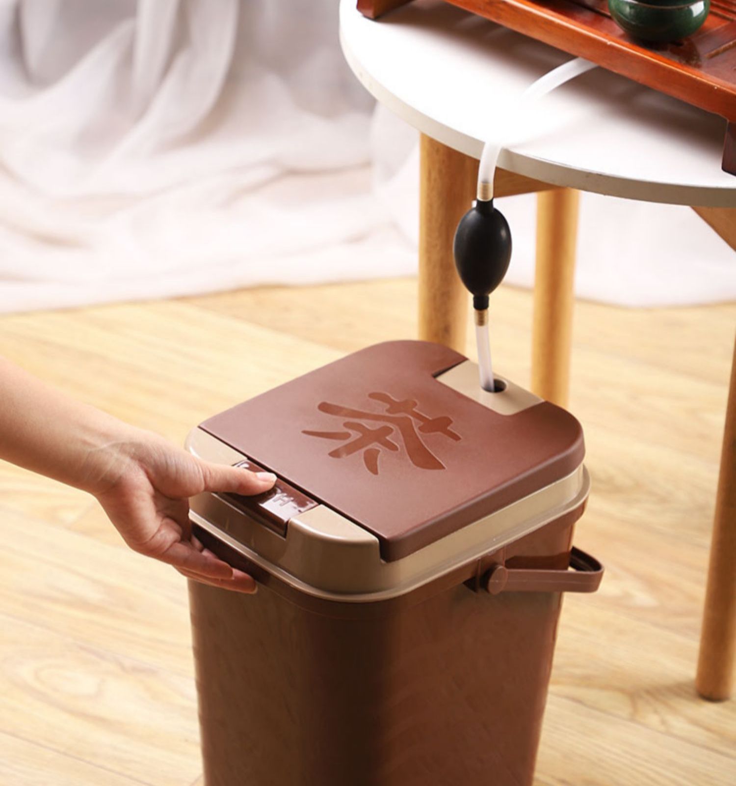 Thùng đựng bã trà TDBT n19