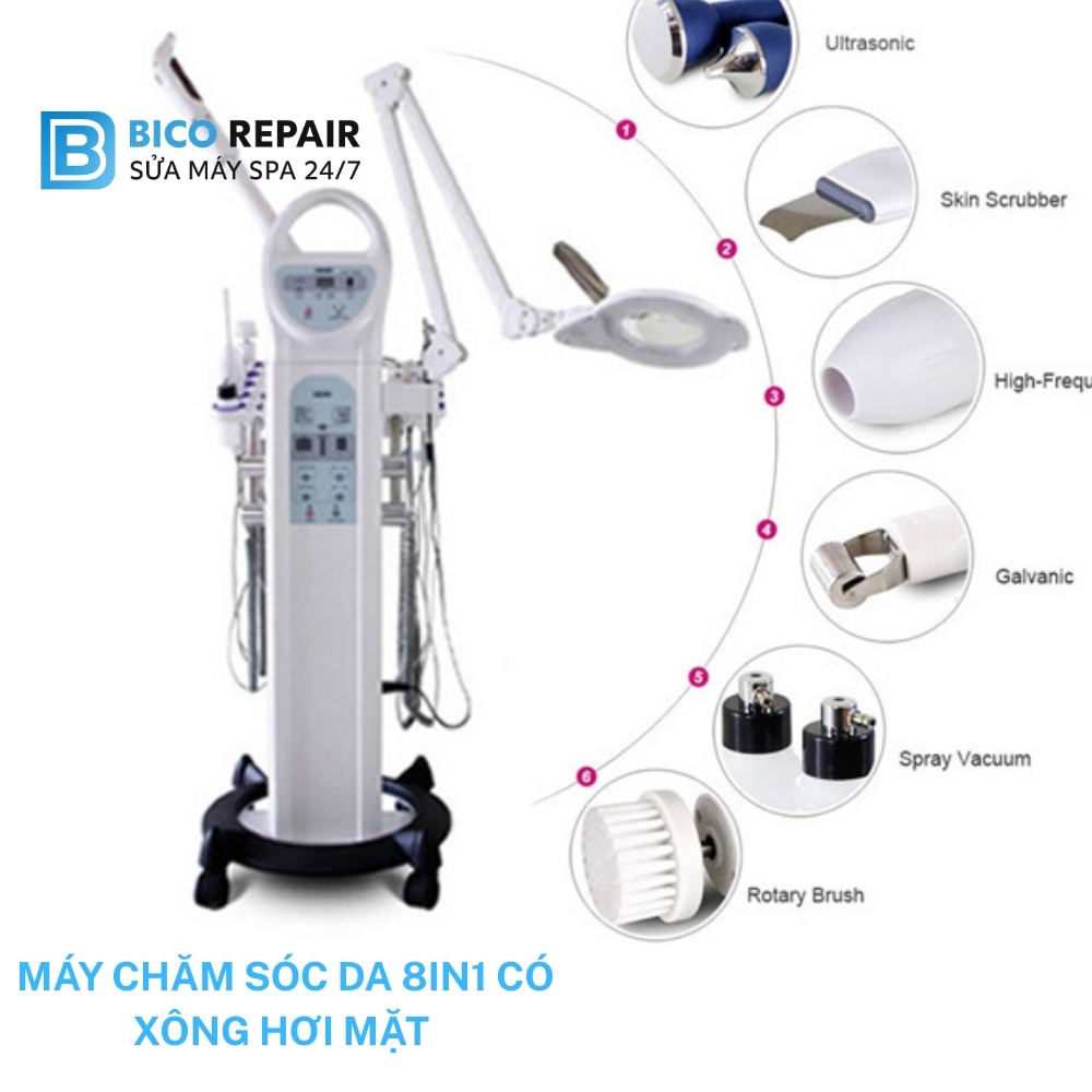 Máy Thẩm Mỹ Đa Năng Tích Hợp Chức Năng Xông Hơi