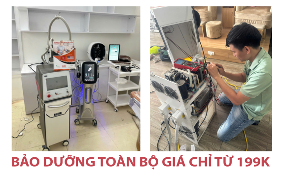 Bảo dưỡng máy spa chỉ từ 199k