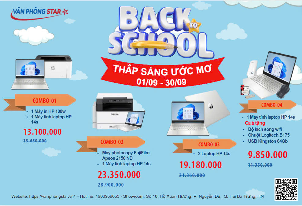 Chương trình Back to school - Thắp sáng ước mơ tại Văn phòng star