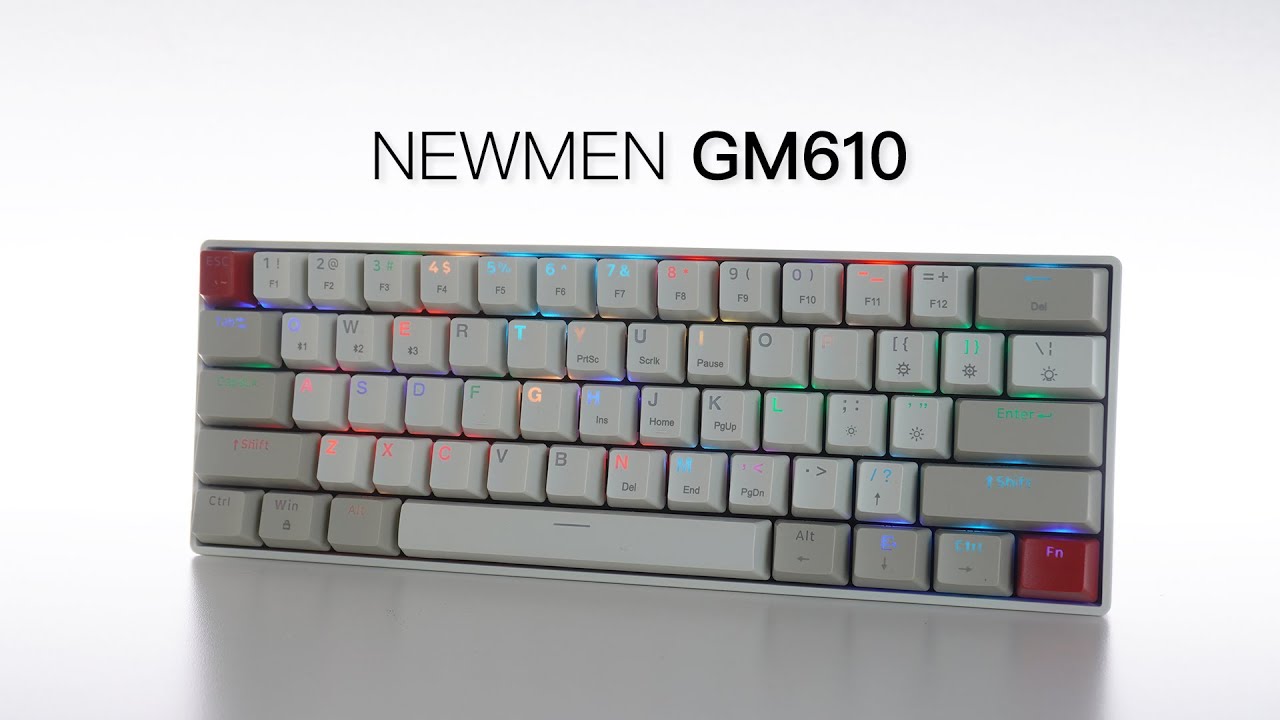 Bàn phím không dây Newmen GM610 RGB Dual