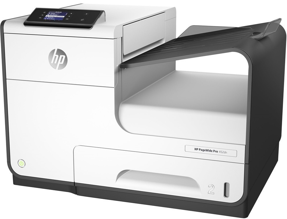 Máy in màu HP PageWide Pro 452DN đảo mặt