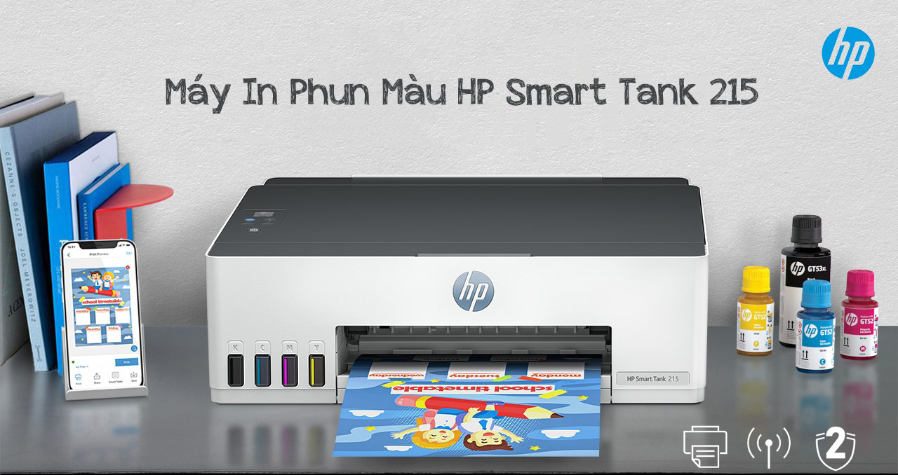 Máy in phun màu HP Smart Tank 215