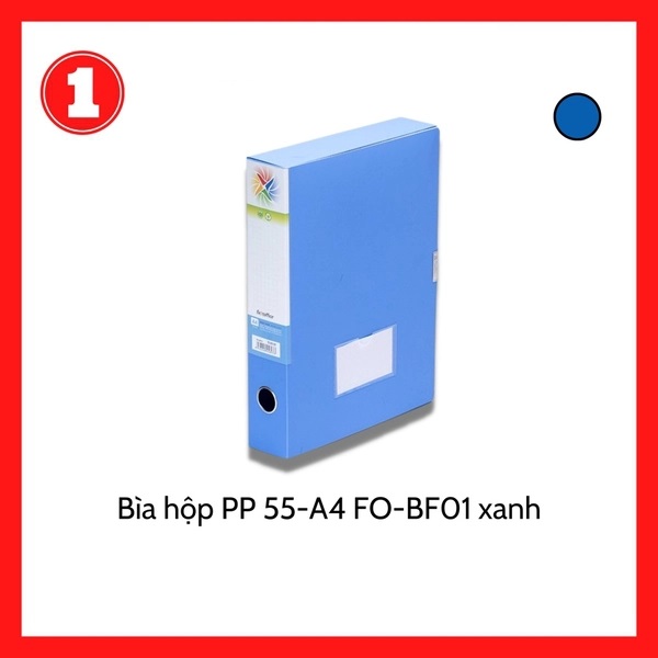 Bìa Hộp Văn Phòng Thiên Long BF-01 A4-55