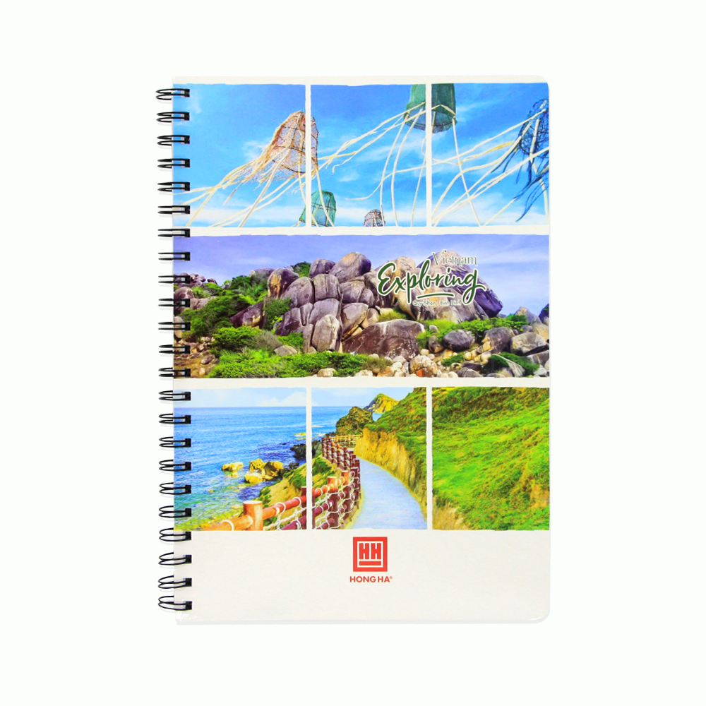 Sổ lò xo 200 trang A4 Hồng Hà Landscape