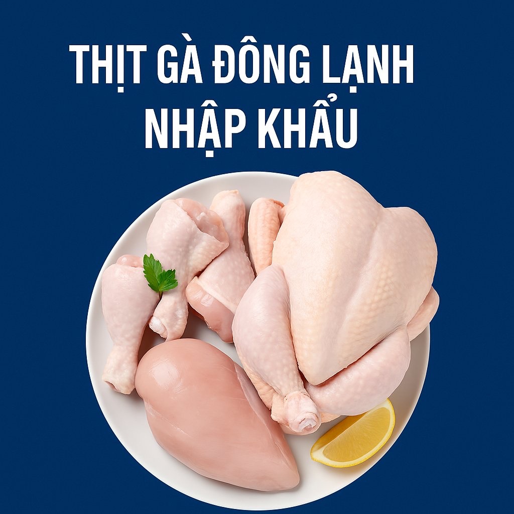 Thịt gà đông lạnh nhập khẩu
