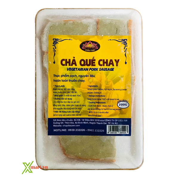 Chả Quế Chay Diệu Âm Khay 200g