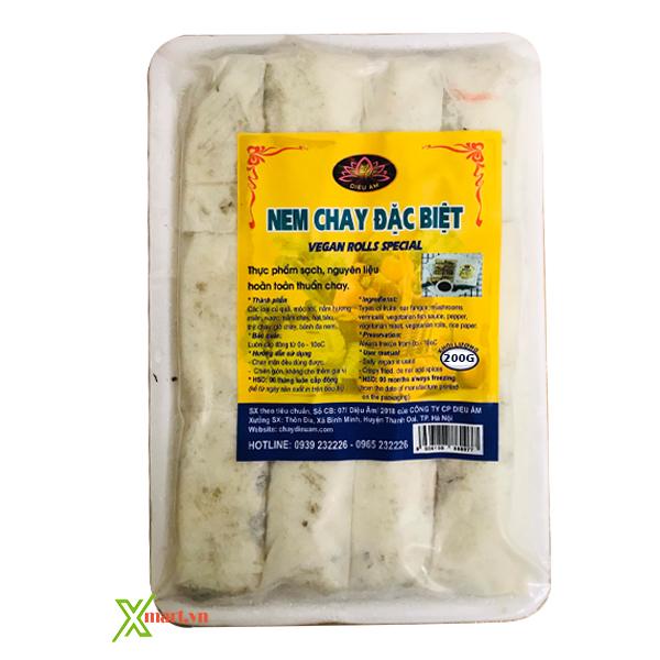 Nem Chay Đặc Biệt Diệu Âm Khay 200g