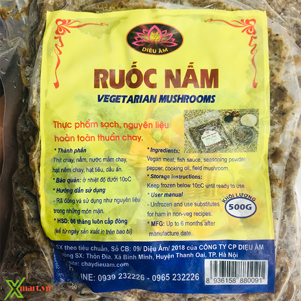 Ruốc Nấm Chay Diệu Âm 500gr