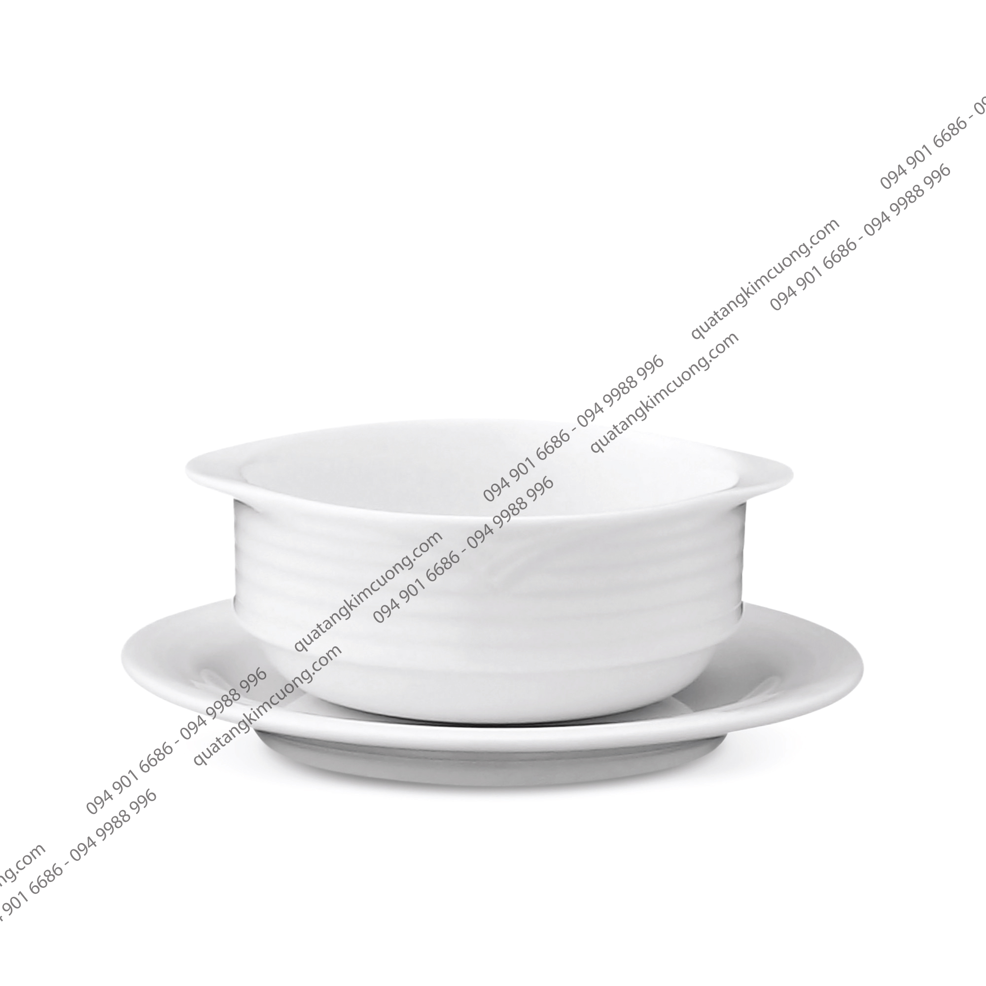 Chén ( bát ) ăn soup có tai cầm