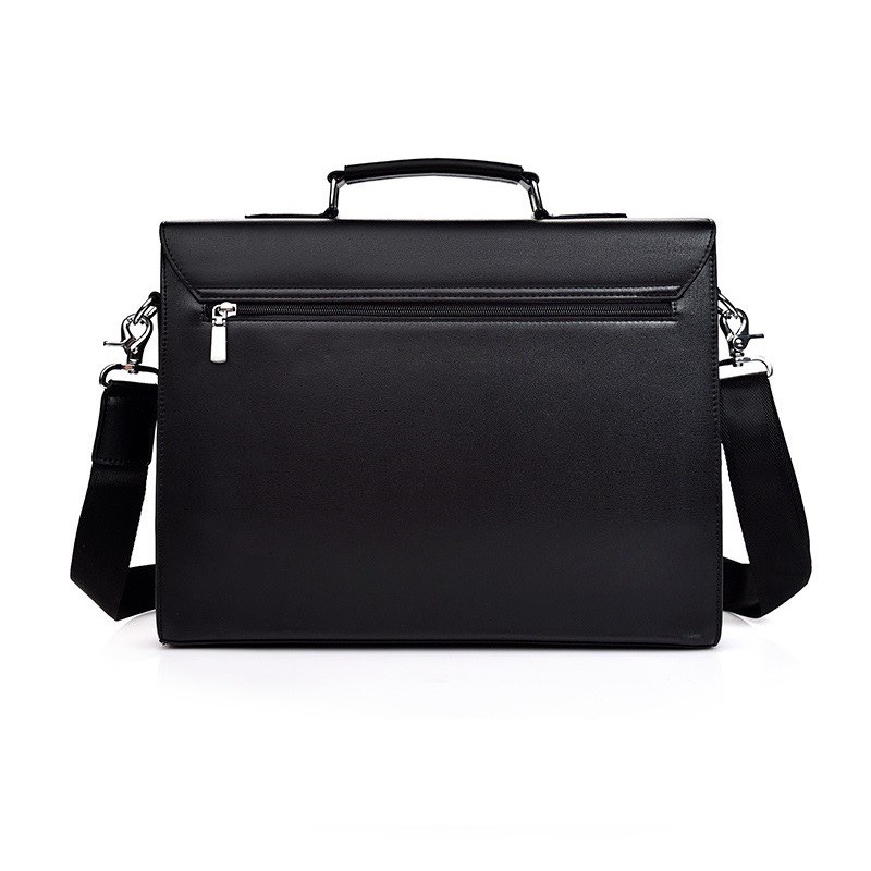 Túi Xách Cặp Da giáo viên công sở T54 khóa số KT38x30x8cm (Nâu-Đen).