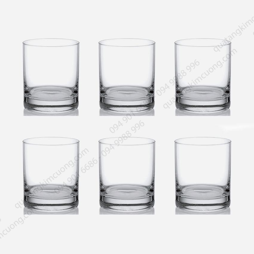 Bộ 6 Cốc Thủy Tinh Lùn New York – B07807 – 205ml