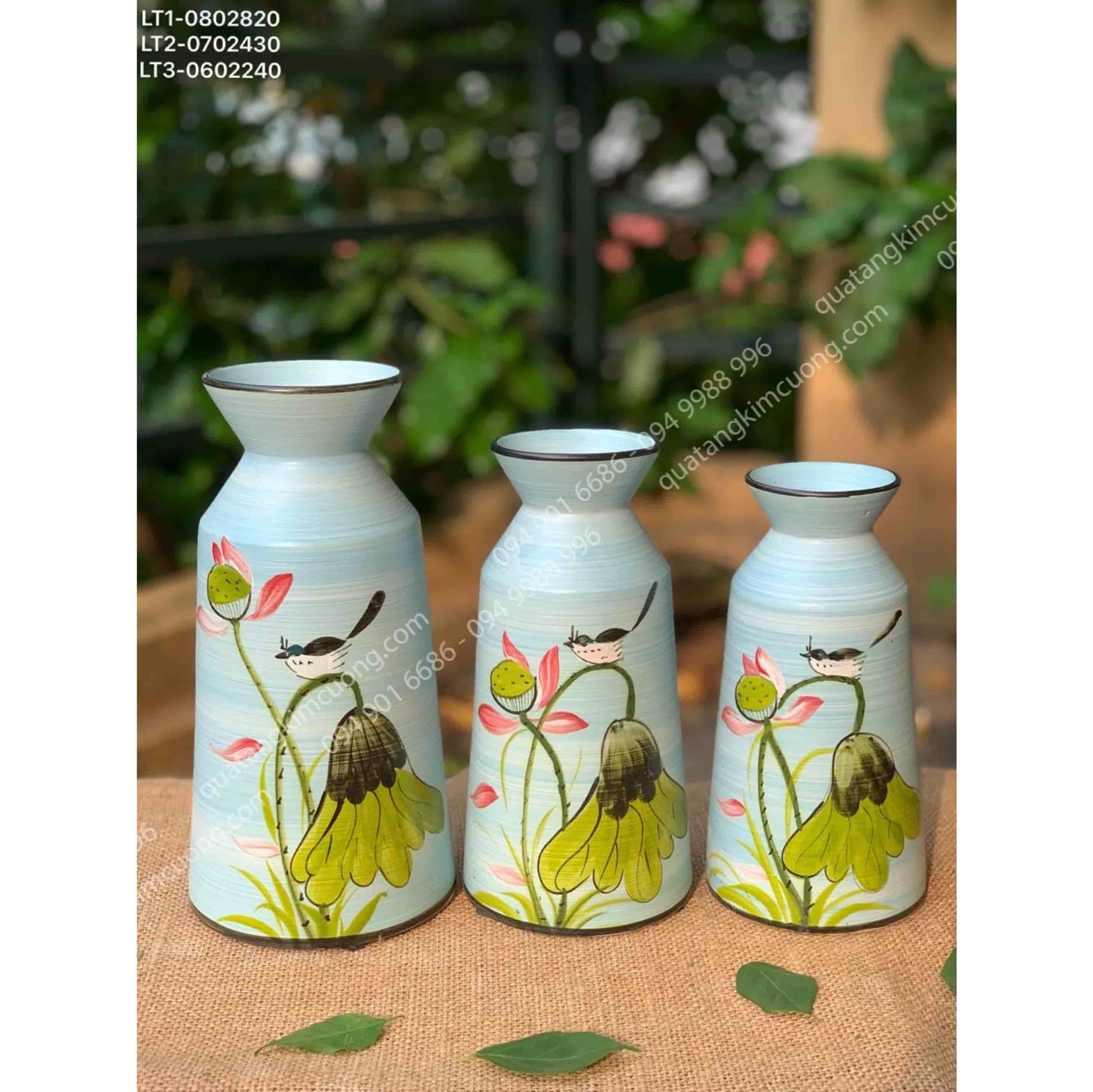 Bình gốm sứ bát tràng 04