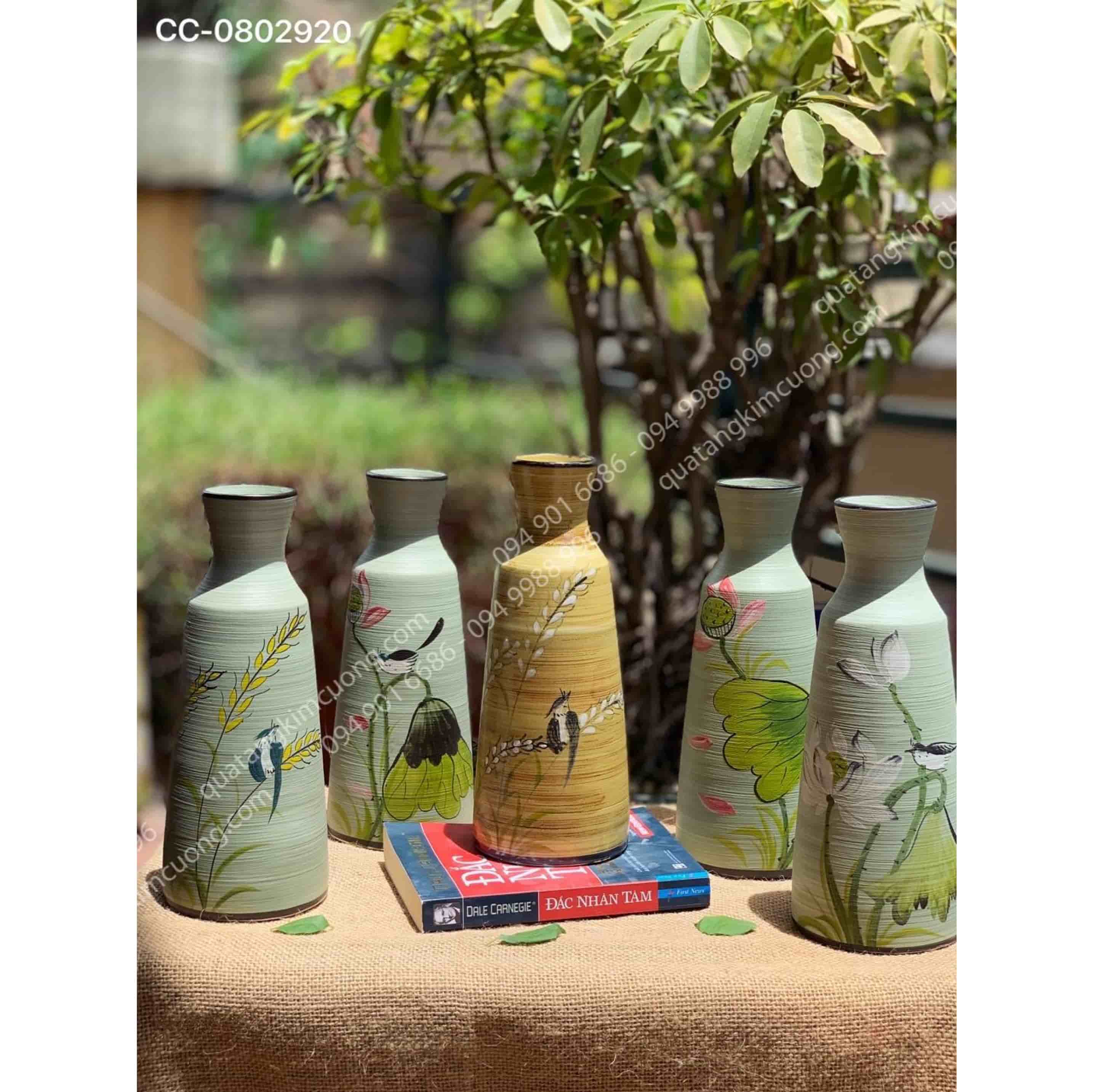 Bình gốm sứ bát tràng 19