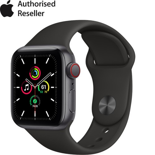 Apple Watch SE 40mm (4G) Viền Nhôm - Dây Cao Su