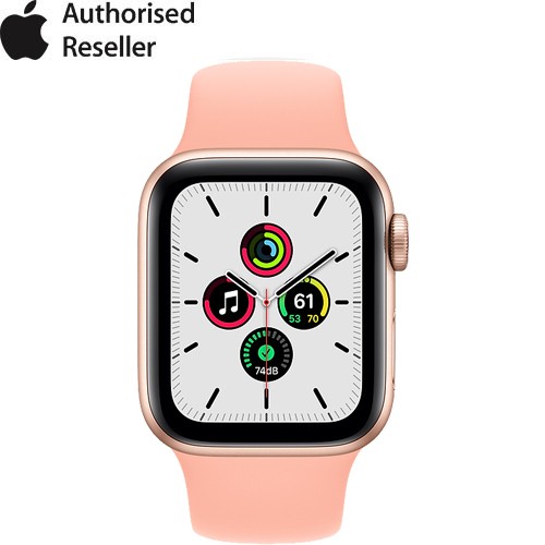 Apple Watch SE 40mm (4G) Viền Nhôm - Dây Cao Su