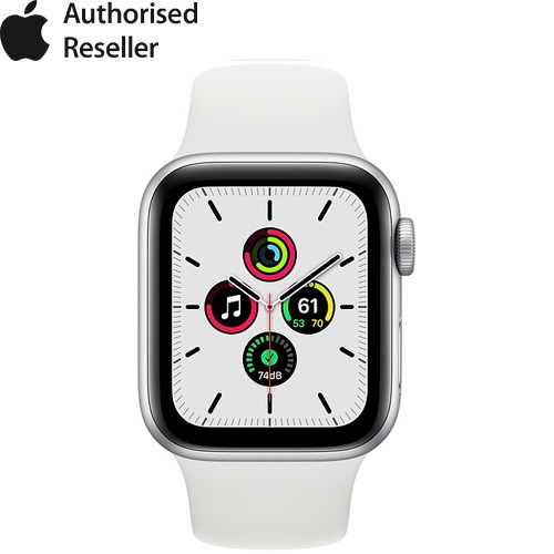 Apple Watch SE 40mm (4G) Viền Nhôm - Dây Cao Su