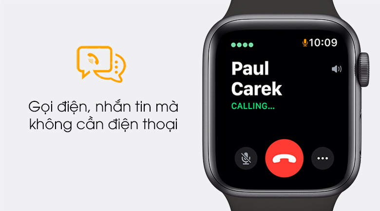 Apple Watch SE 40mm (4G) Viền Nhôm - Dây Cao Su