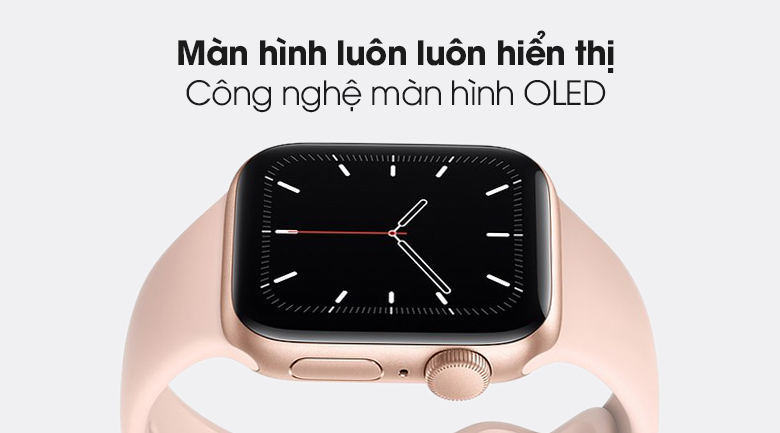 Apple Watch SE 40mm (GPS) Viền Nhôm - Dây Cao Su | Chính Hãng VN/A