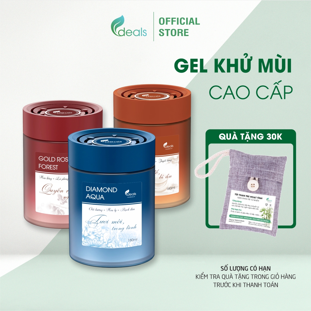 Gel Khử Mùi Tinh Dầu Nước Hoa Cao Cấp ECODEALS