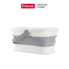 Xô nước gấp gọn, xô đa năng vệ sinh nhà cửa, xô giặt lau nhà, chùi kính, xô ô tô Parroti Extra XT01