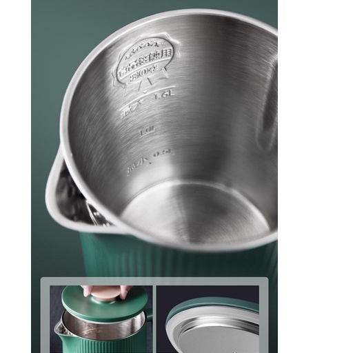 Ấm siêu tốc Bear 1.6L lõi inox cao cấp và an toàn