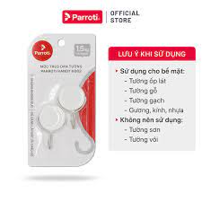 Móc treo dán tường đa năng, bộ 2 chiếc, treo chìa khóa, đồ dùng nhà bếp, vật dụng nhà tắm – Parroti Handy HD02