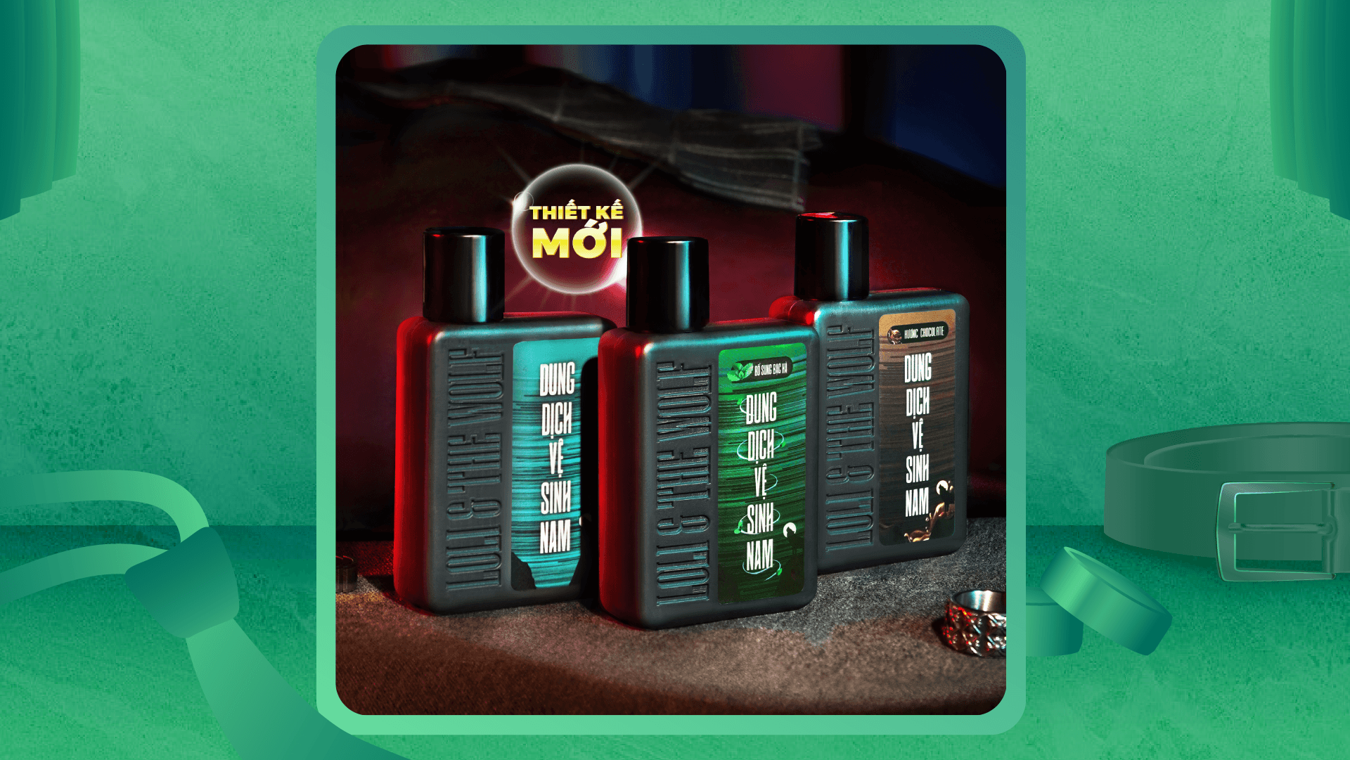 Dung dịch vệ sinh nam Loli & The Wolf 80ml