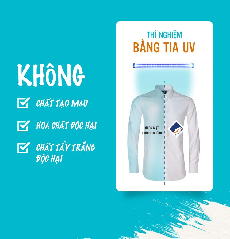 Nước giặt xả hữu cơ Bồ Hòn ECOCARE 2 Lít - Bền màu, giữ dáng, mềm vải, an toàn cho bé