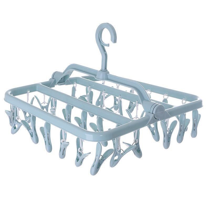 Móc Chùm Nhựa 32 Kẹp Phơi Đồ Cho Bé