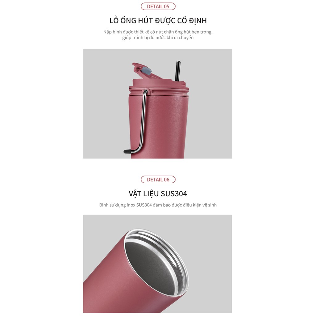 Bình giữ nhiệt Lock&Lock Bucket Tumbler LHC4269 (540ml)