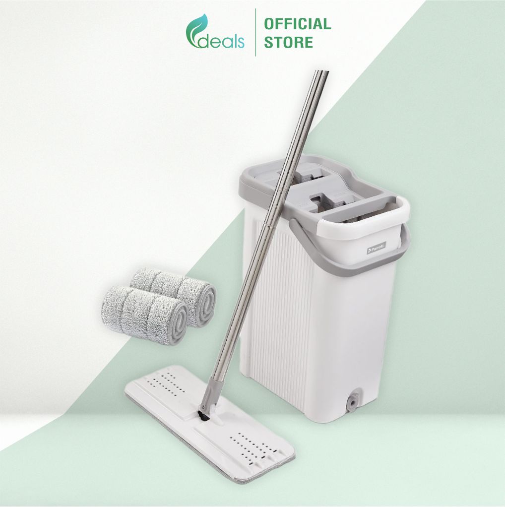 Cây lau nhà tự vắt thông minh, chổi lau nhà 360 độ, lau sạch khô nhanh – Parroti ProMAX PX01