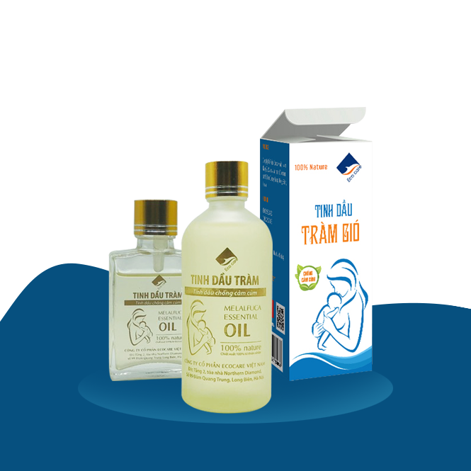 Tinh Dầu Tràm Gió Chống Cảm Cúm ECOCARE - Chai 30ml & 100ml