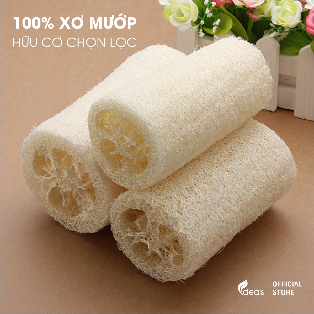 Bông Tắm Xơ Mướp Cao Cấp ECODEALS 100% Xơ Mướp Hữu Cơ