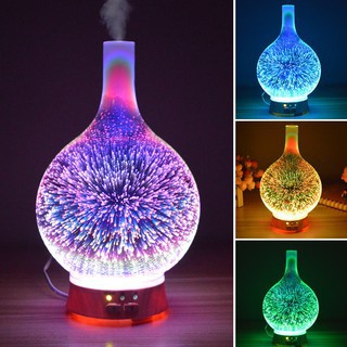 Máy khuếch tán tinh dầu pháo hoa thủy tinh Ecodeals