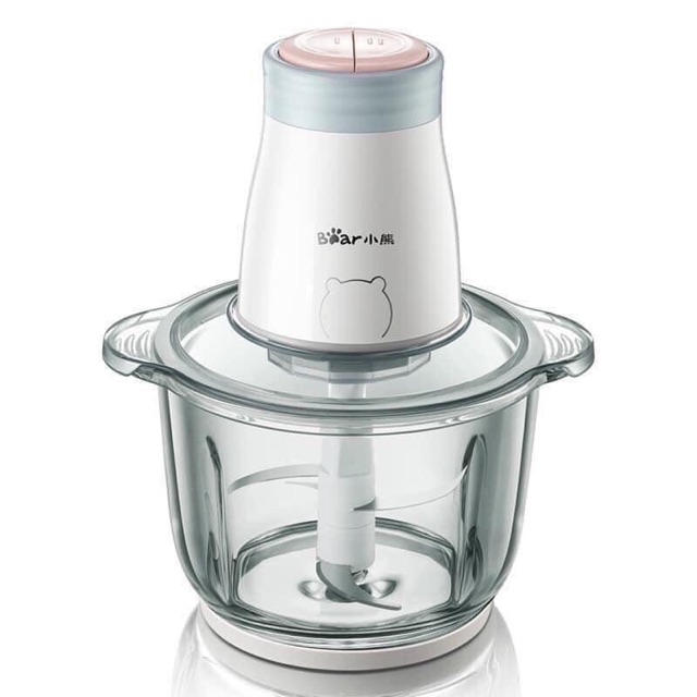 Máy xay thực phẩm đa năng Bear 2L 300W cối thủy tinh
