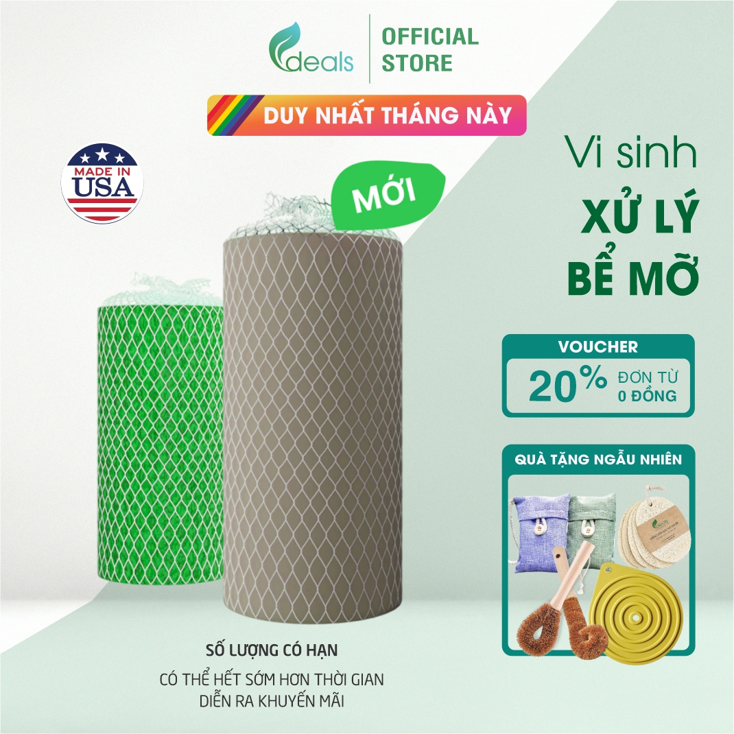EcoRope - Vi Sinh Xử Lý Bể Mỡ 1-3 mét khối - Cây 1Kg