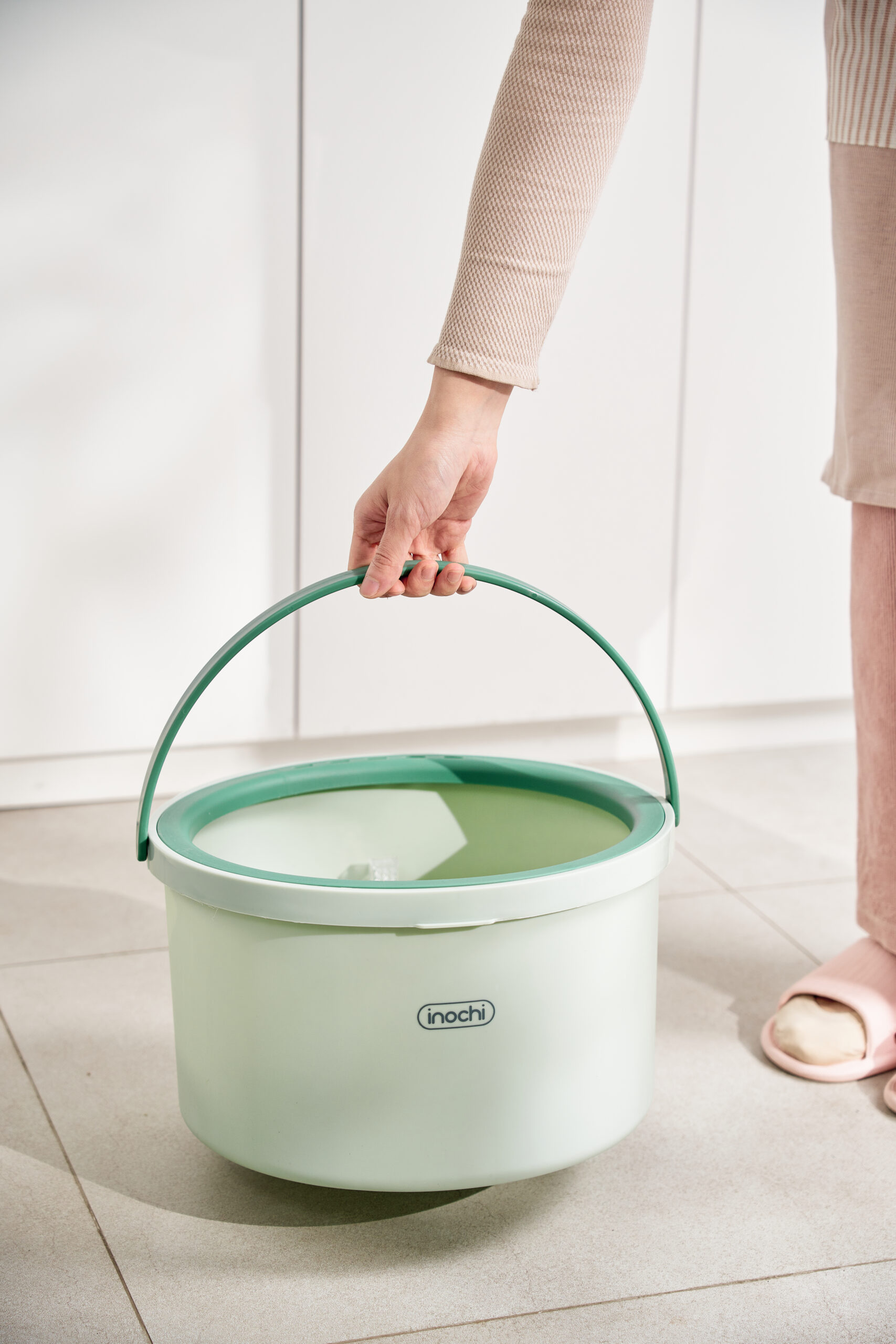 Bộ lau nhà tách nước tròn Souji - Inochi cao cấp