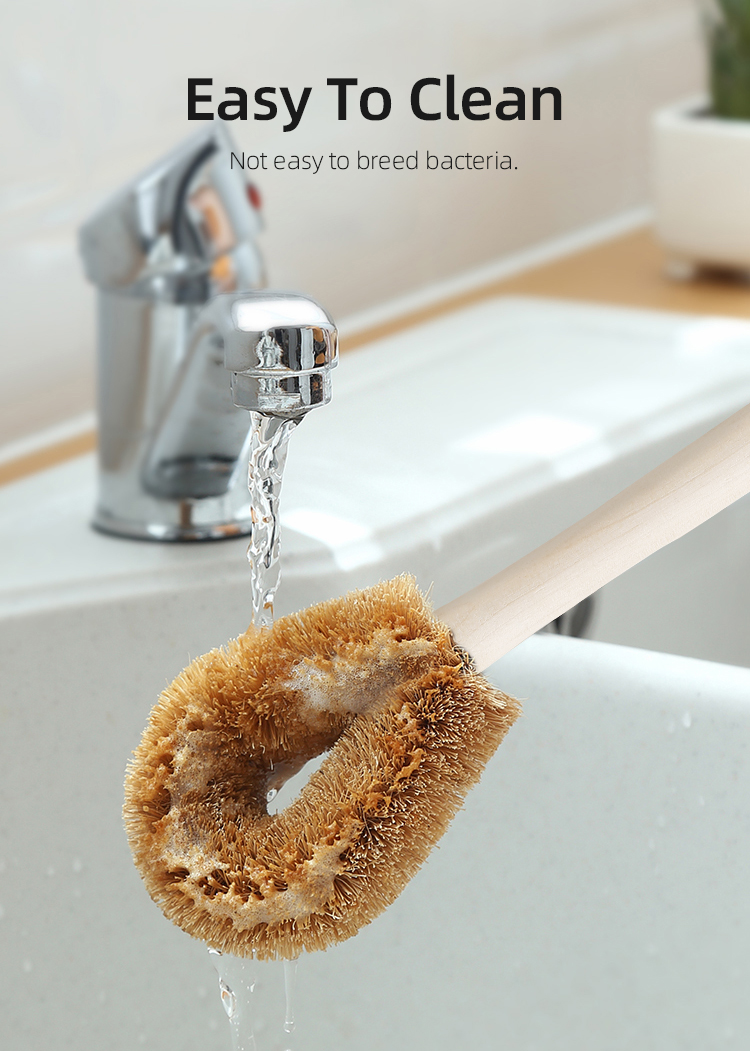 Bàn Chải Rửa Xoong Nồi Xơ Dừa Tự Nhiên ECODEALS