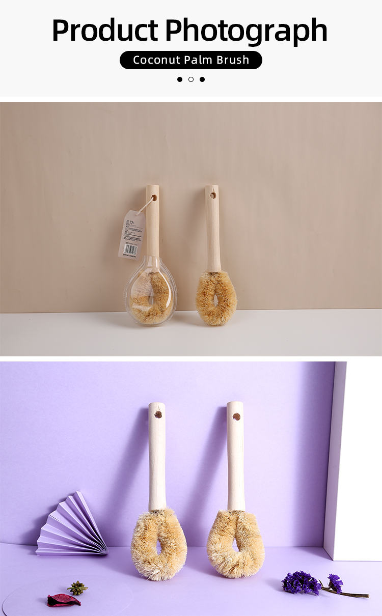 Bàn Chải Rửa Xoong Nồi Xơ Dừa Tự Nhiên ECODEALS