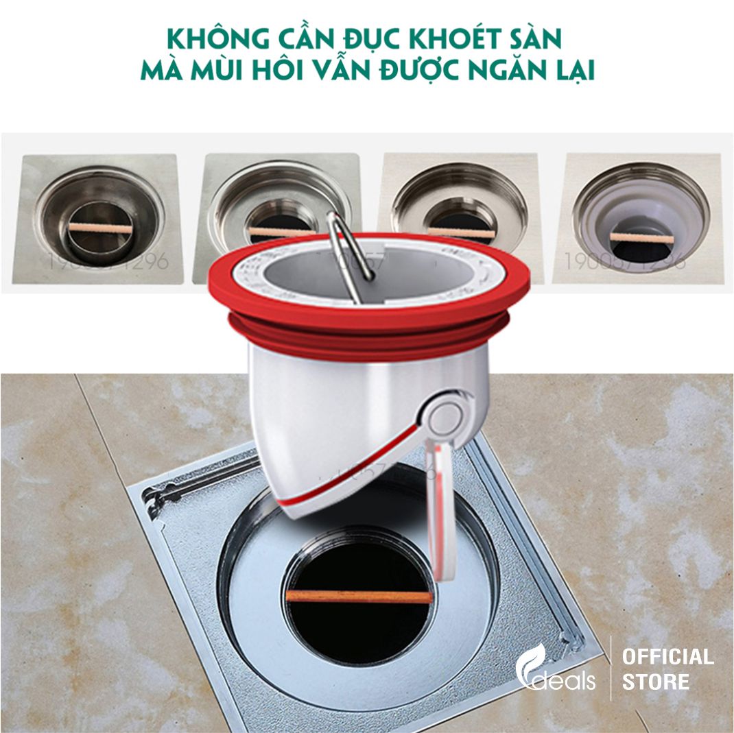 Nắp Ngăn Mùi Thoát Sàn, Chống Trào Ngược ECODEALS loại cao cấp