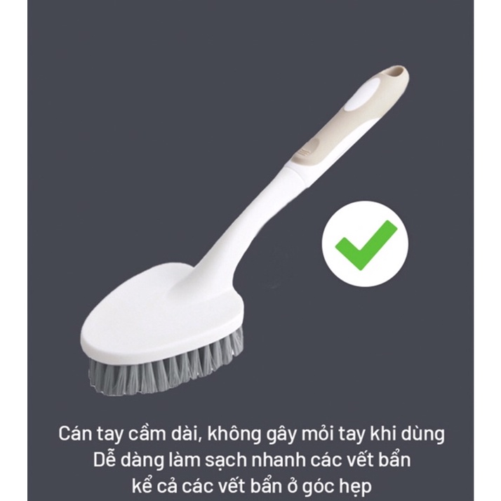 Bàn chải nhà tắm, cọ bồn rửa mặt, chổi nhà vệ sinh – Parroti Clever CR01
