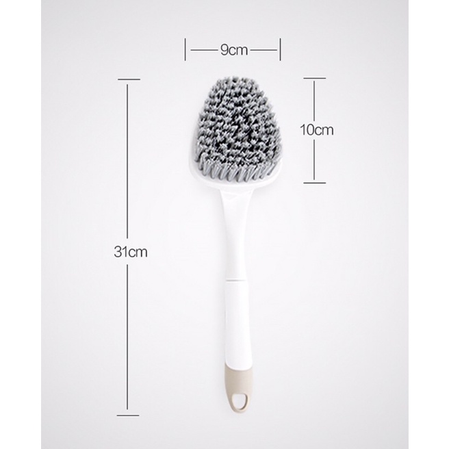 Bàn chải nhà tắm, cọ bồn rửa mặt, chổi nhà vệ sinh – Parroti Clever CR01