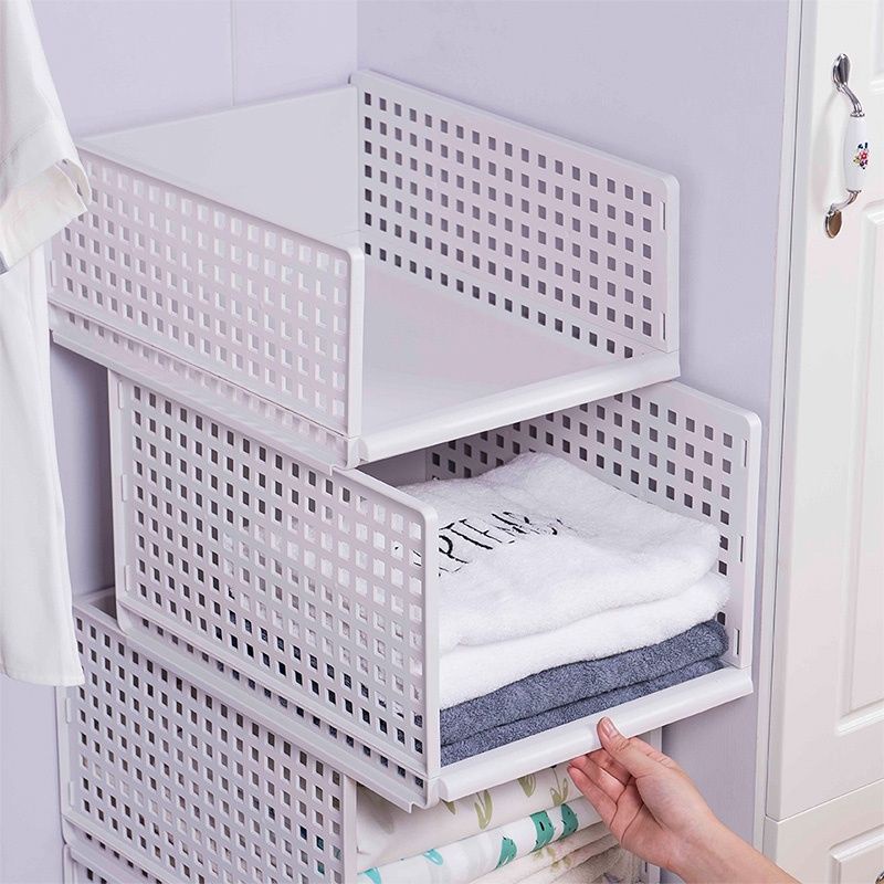 Khay trượt đựng quần áo, đồ dùng đa năng nhiều tầng Ecodeals - Khay cao