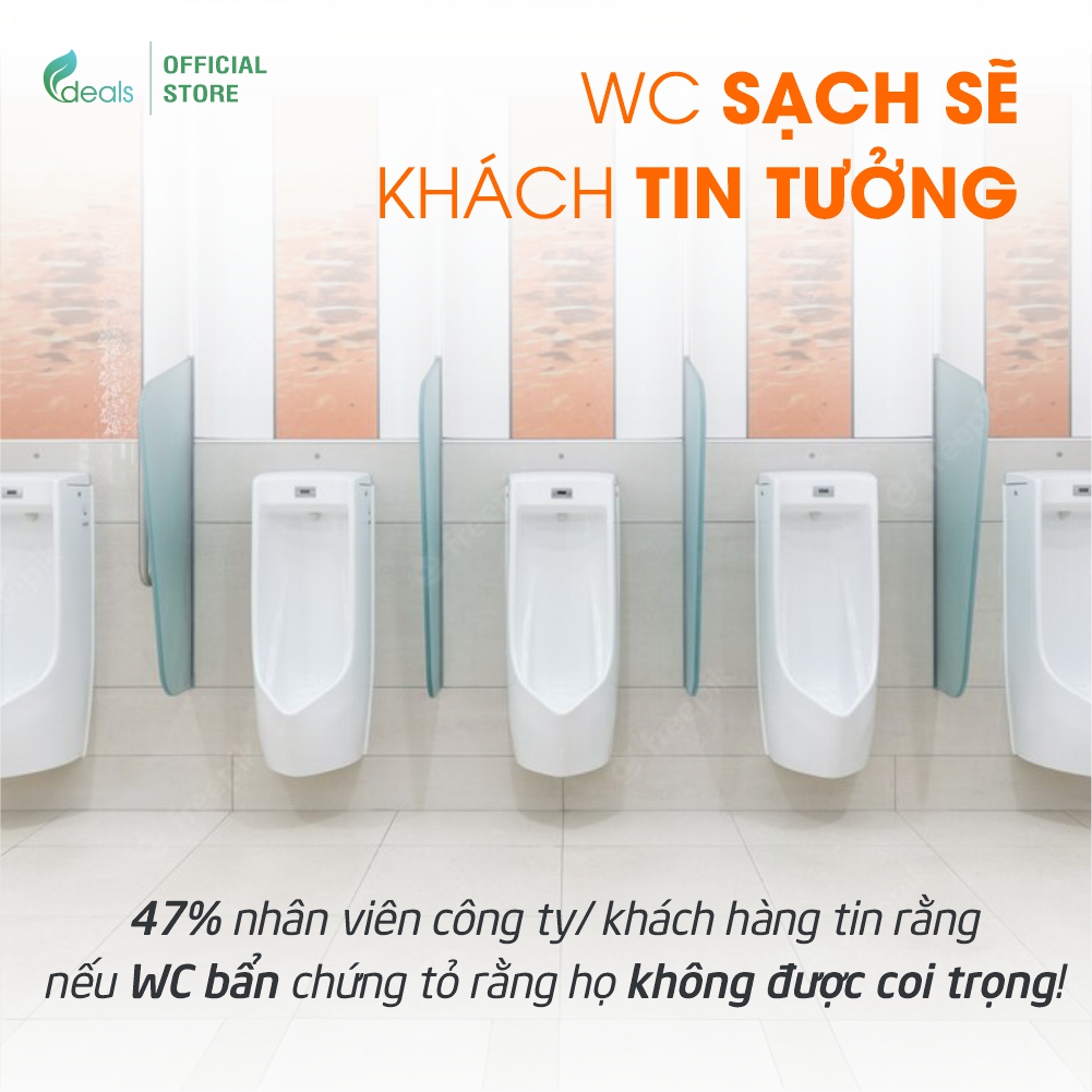 Tấm Lót Khử Mùi Bồn Tiểu ECODEALS Wave Fresher