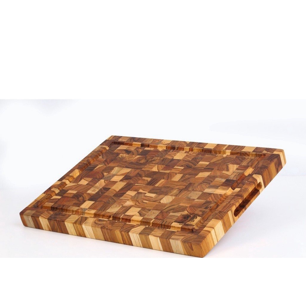 Thớt gỗ Teak Chef Studio chữ nhật ghép ngang 20x30x2,5 cm
